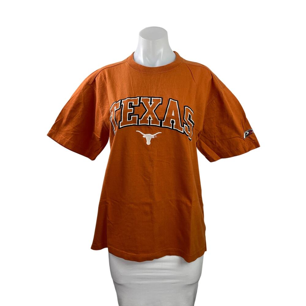 P2 By Pro Player Women's Orange Texas Longhorns NCAA T Shirt Tee Top Size M